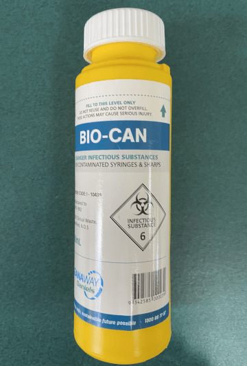 <b>Sharps Disposal Container 125ml</b>