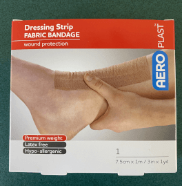<b>Fabric Dressing Strip 7.5cm x 1m</b>