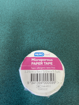 <b>Non-woven Paper tape 1.25cm x 5m</b>