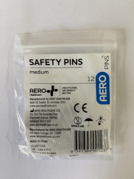 <b>Safety pins 12 pack</b>